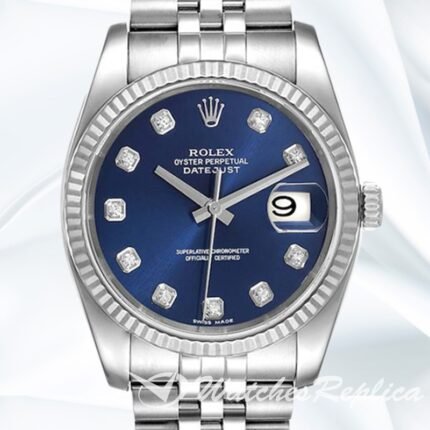 Rolex Datejust 36mm Men's 116234BLDJ Watch Stainless Steel