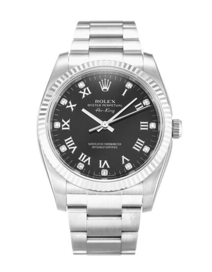 Rolex Air King Black Dial Roman Markers 114234 36MM