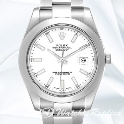 Rolex Datejust 41mm Men's 116300WSO White Dial