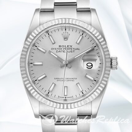 Rolex Datejust 126234SSO Men's 36mm Silver Dial Watch