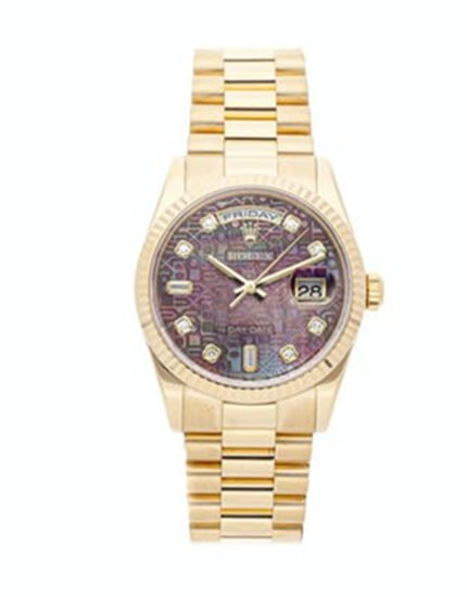 Rolex Datejust Yellow Gold Case Stainless Steel Strap Automatic Watch 36 MM