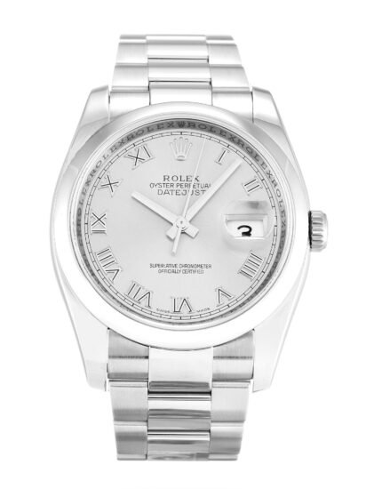 Rolex Datejust White Dial Roman Markers 116200 36MM
