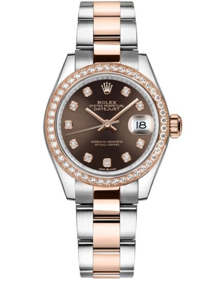 Rolex Datejust Chocolate Diamond Dial Women's Watch 278381RBR 31MM