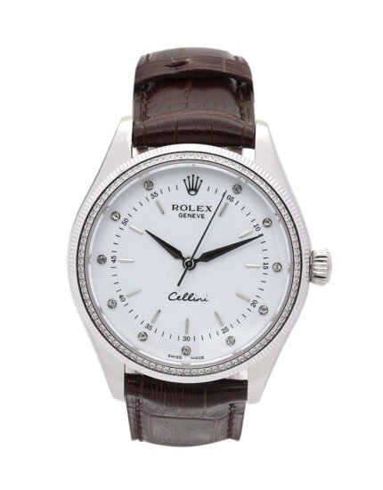 Rolex Cellini White Dial Stick Markers Lady 4233/8 25MM