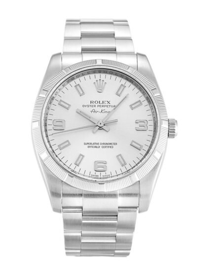 Rolex Air King White Dial White Case 114210 36MM
