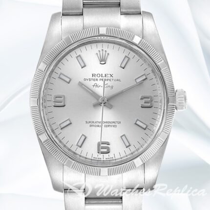 Rolex Air king Men's 114210SSO 36mm Silver tone
