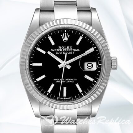 Rolex Datejust 126234BKSO 36mm Men's Watch Stainless Steel