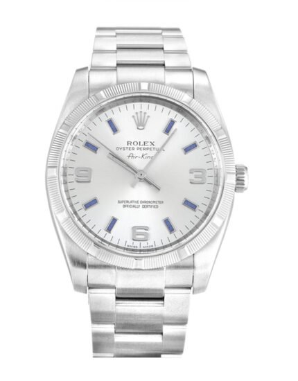 Rolex Air King White Case Stainless steel strap 114210 36MM