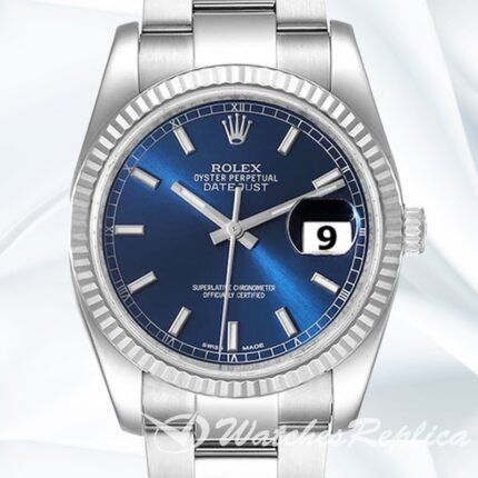 Rolex Datejust 116234BLSO 36mm Men's Oyster Bracelet