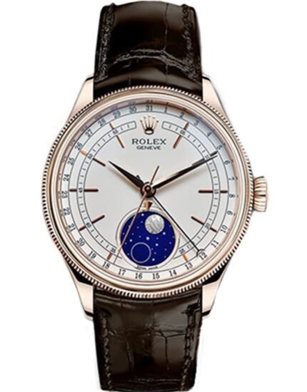 Rolex Cellini Moonphase White Dial 50535 39MM