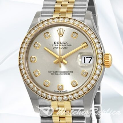 Rolex Datejust 31mm Ladies m278383rbr 0020 Silver Dial