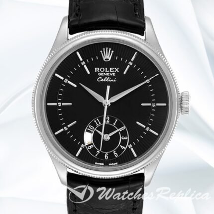 Rolex Cellini 39mm Men's m50529 0007 Black Dial