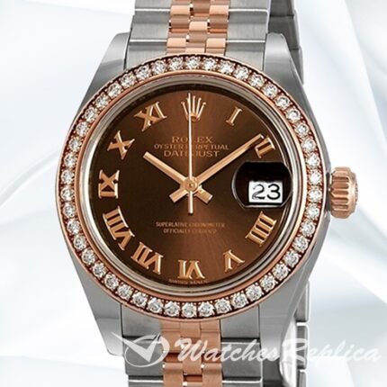 Rolex Datejust m279381rbr 0009 28mm Ladies Chocolate Dial
