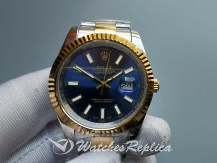 Rolex Datejust 116233 41mm Steel (Oyster) Case White Baton Dial For Men Watch