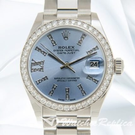 Rolex Datejust Ladies 28mm 279136 President Bracelet Silver toneDate just women
