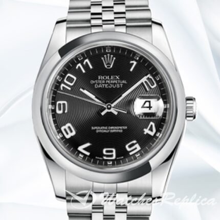 Rolex Datejust 36mm Men's 116200BKCAJ Silver tone Bracelet