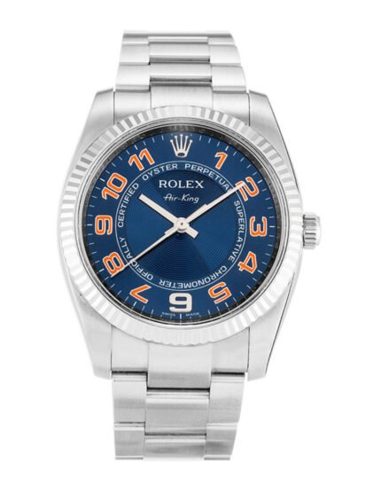 Rolex Air King Blue Dial Number Markers 114234 36MM