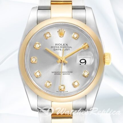 Rolex Datejust Men's 116203SDO 36mm Silver tone